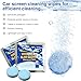 hommova 240 Pcs Screen Wash Tablets for Cars Windshield Glass Kitchen Windows Cleaning