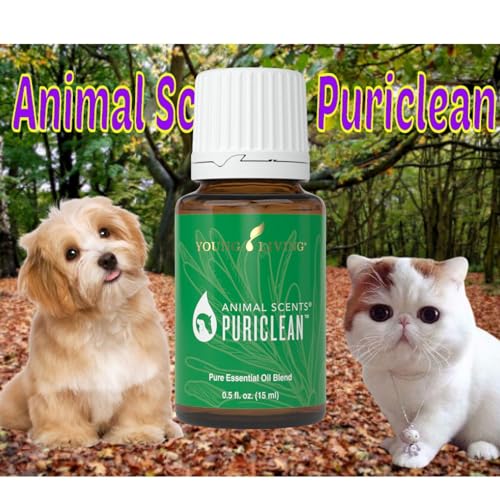 Young-Living-Animal-Scents-PuriClean-15-ml-Pet-First-Aid-Skin-Care-Natural-Recovery-Wound-Healing-Moisturizer-for-Pets-Dry-Relief-Pet-Friendly-Essential-Oils