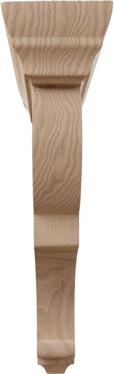 Ekena Millwork CORW02X05X10RJGM Medium Rojas Wood Corbels, 2 1/2"W x 5 1/2"D x 10"H, Mahogany
