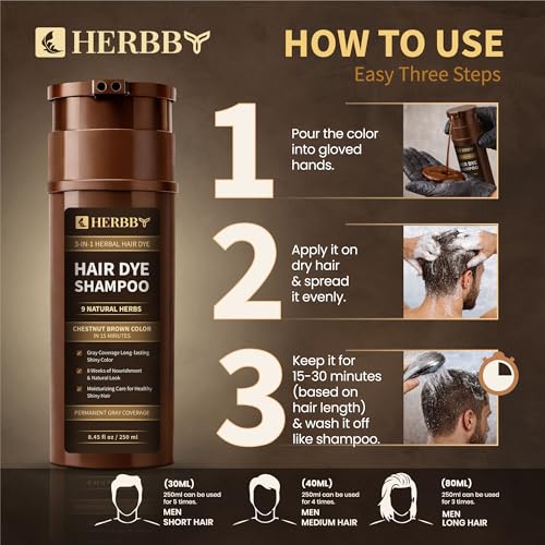 Shampoo Tinte HERBBY para Canas y Cambio de Color 250 ml miniatura 6