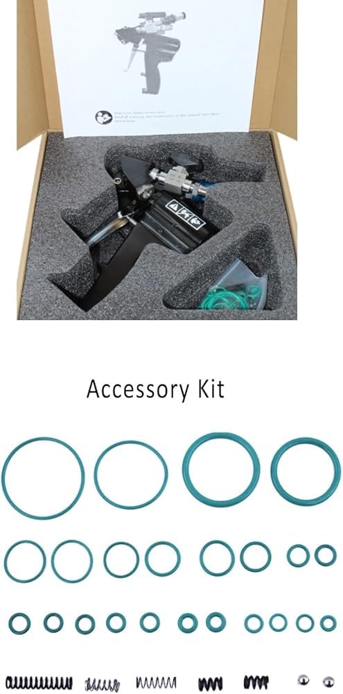 Pistola pulverizadora de espuma de poliuretano con purga de aire autolimpiable para salas de paneles y aplicaciones de escultura