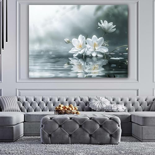 Mural art floral 50x70cm affiche et impression pour deco chambre - 4