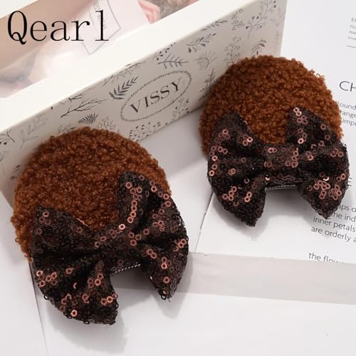 Pinzas para el cabello con orejas de ratón, 12 piezas miniatura 7