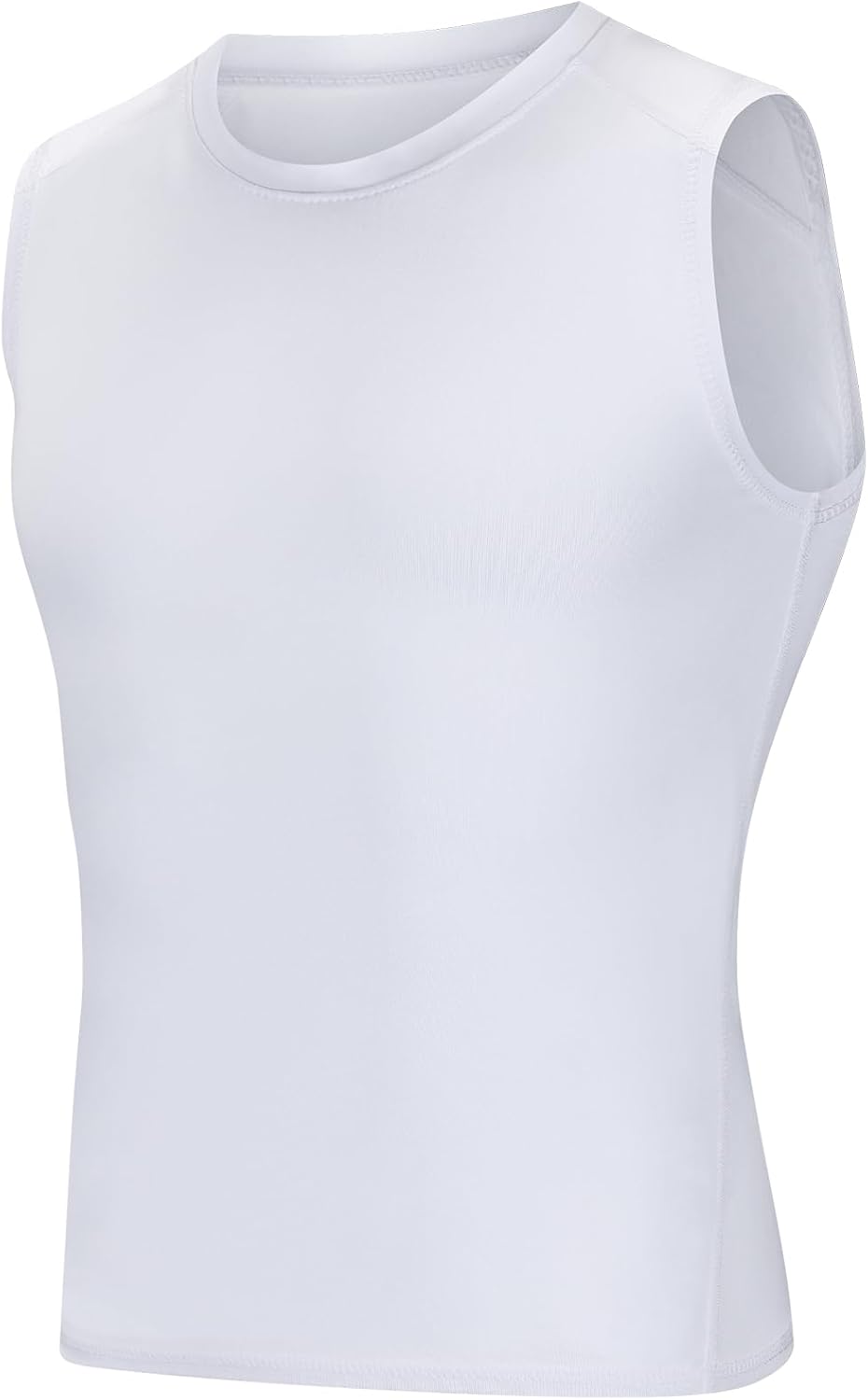 Youth Boys Sleeveless Compression Shirt Basketball Football Undershirt Quick Dry Kids Athletic Tank Tops for Workout - Image 3