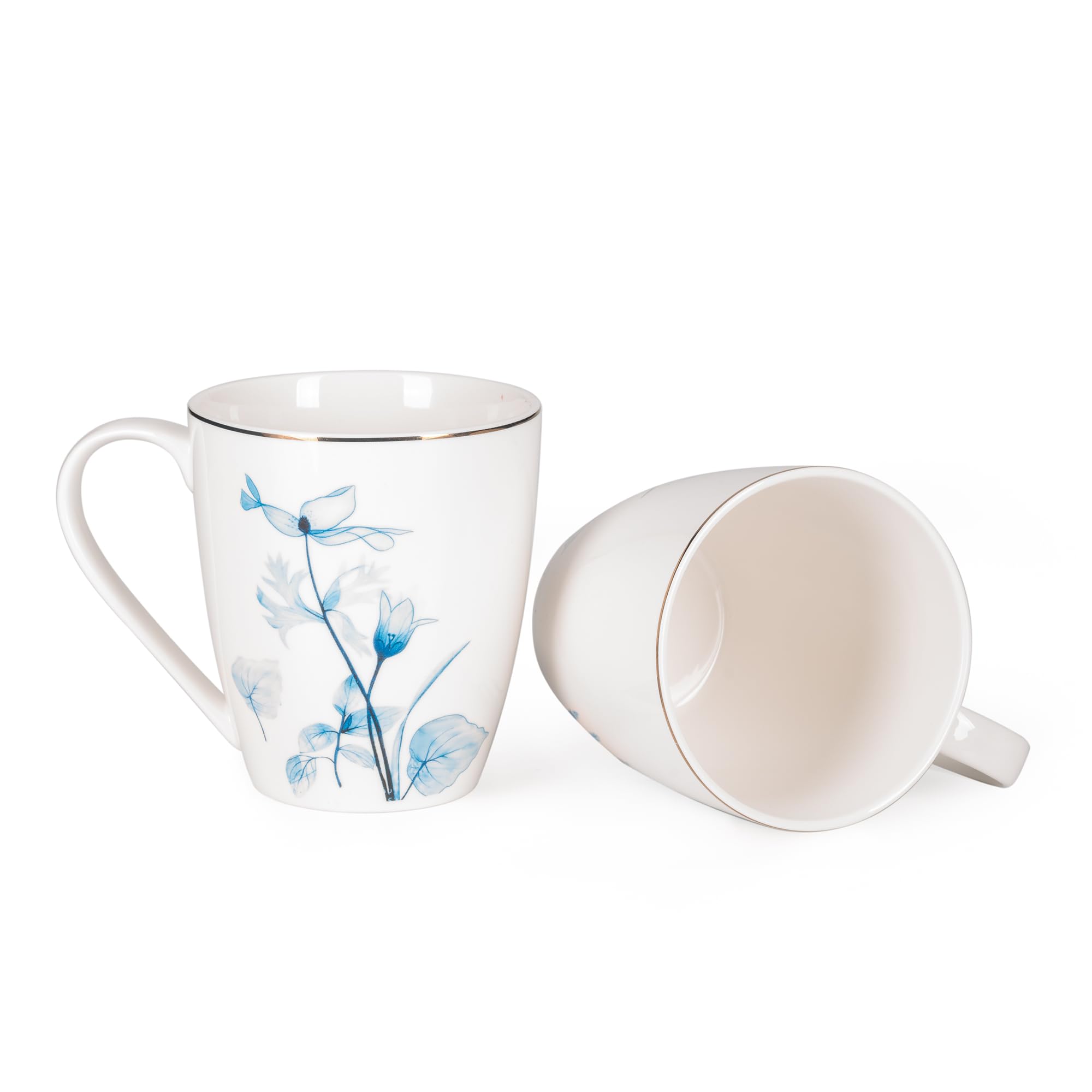 Sponsored Ad – Fissman 2-Piece Mugs 360m Tableware Lyon Series, Porcelain with Elegant And Minimalist Design Coffee Cups, Large Mugs for Tea, Hot or Cold Drinks, Cappucino, Hot Chocolate, Milk, Hand-Painted Patterns