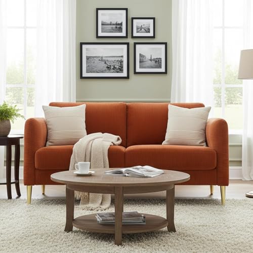 56" Velvet Love seat Sofa,Modern Style Futon Couches for Living