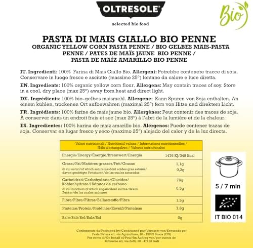 Oltresole Penne Mais Bio