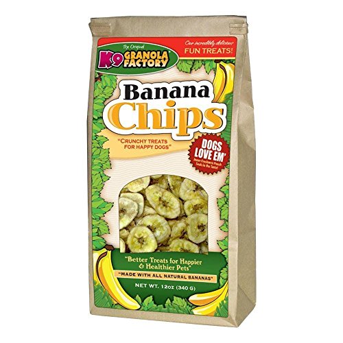 K9 Granola Factory Banana Slices Dog Treats 12 Ounce Bag.