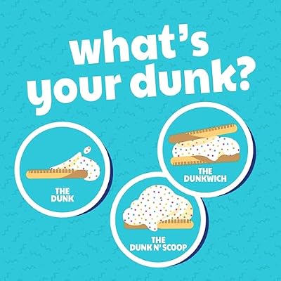 Dunkaroos Vanilla Cookies and Rainbow Chip Flavored Frosting, 6 Ct, 6 oz (Pack of 6)