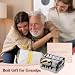 Grandpa Gifts, Fathers Day Birthday Gifts for Grandpa from Grandkids, 60"×50" Funny Flannel Blanket Gift for Granfather Birthday Valentines Fathers Day Christmas - Warning May Nap Suddenly at Any Time