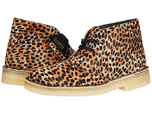 Image of Clarks - Womens Desert Boot. - O Boots, Color Leopard PRT Pony, Size: 4 UK