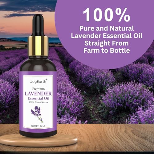 Image of JOYEARTH Lavender Essential Oil For Hair, Skin Care, Sleep, Diffuser For Women & Men 30 ml