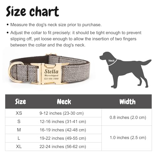 Collier pour chien personnalisable polyester avec nom et numéro - 8
