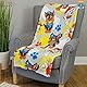 Offiziell lizenzierte Paw Patrol Fleecedecke von Character World | Superweicher, Warmer Überwurf im Kleckse-Design mit Marshall und Skye