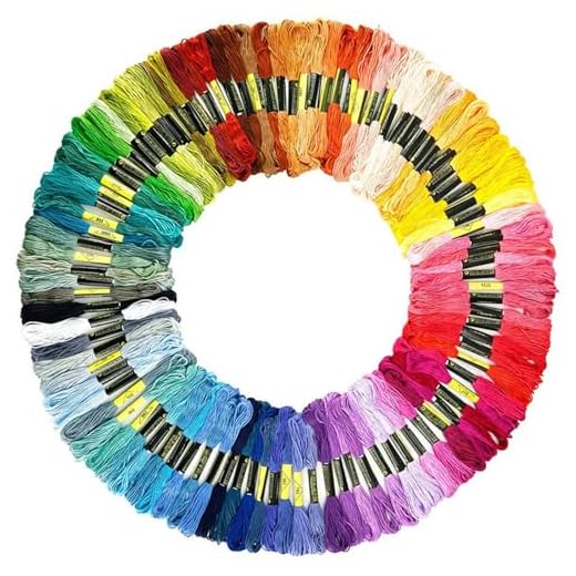 100 Colori Filo da Ricamo