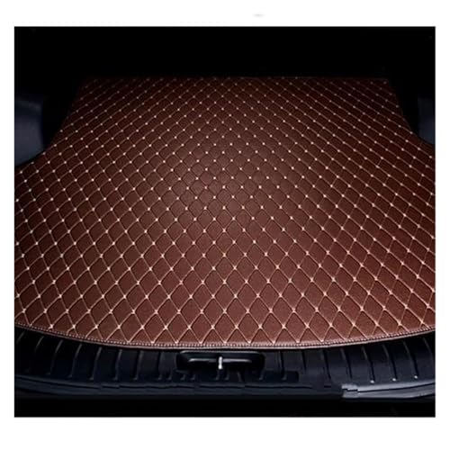 Tapis coffre voiture Civic 2007 à 2011 doublure élégante cuir PU marron