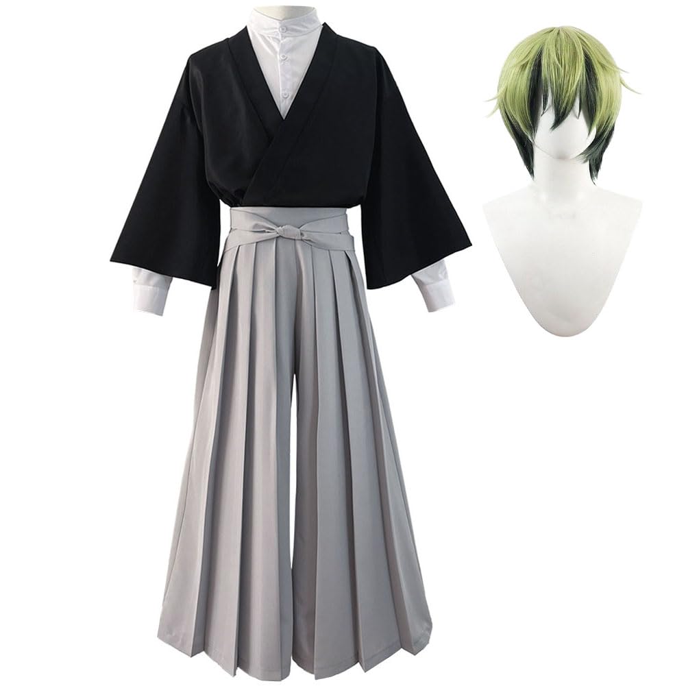 Tongyundacheng Naoya Zenin Cosplay Costume for Men Anime JJK Cosplay Kimono Full Set Halloween Outfits Carnival Fancy Dress