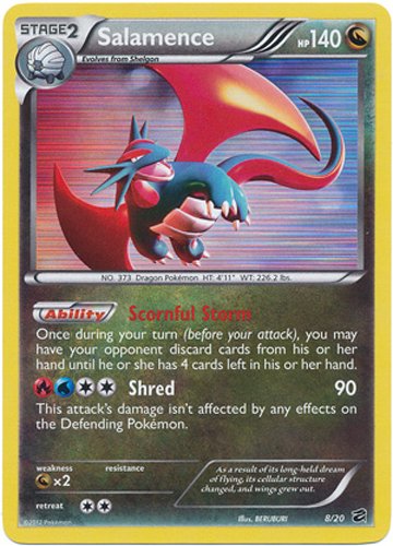 Pokemon - Salamence (8) - Dragon Vault - Holofoil