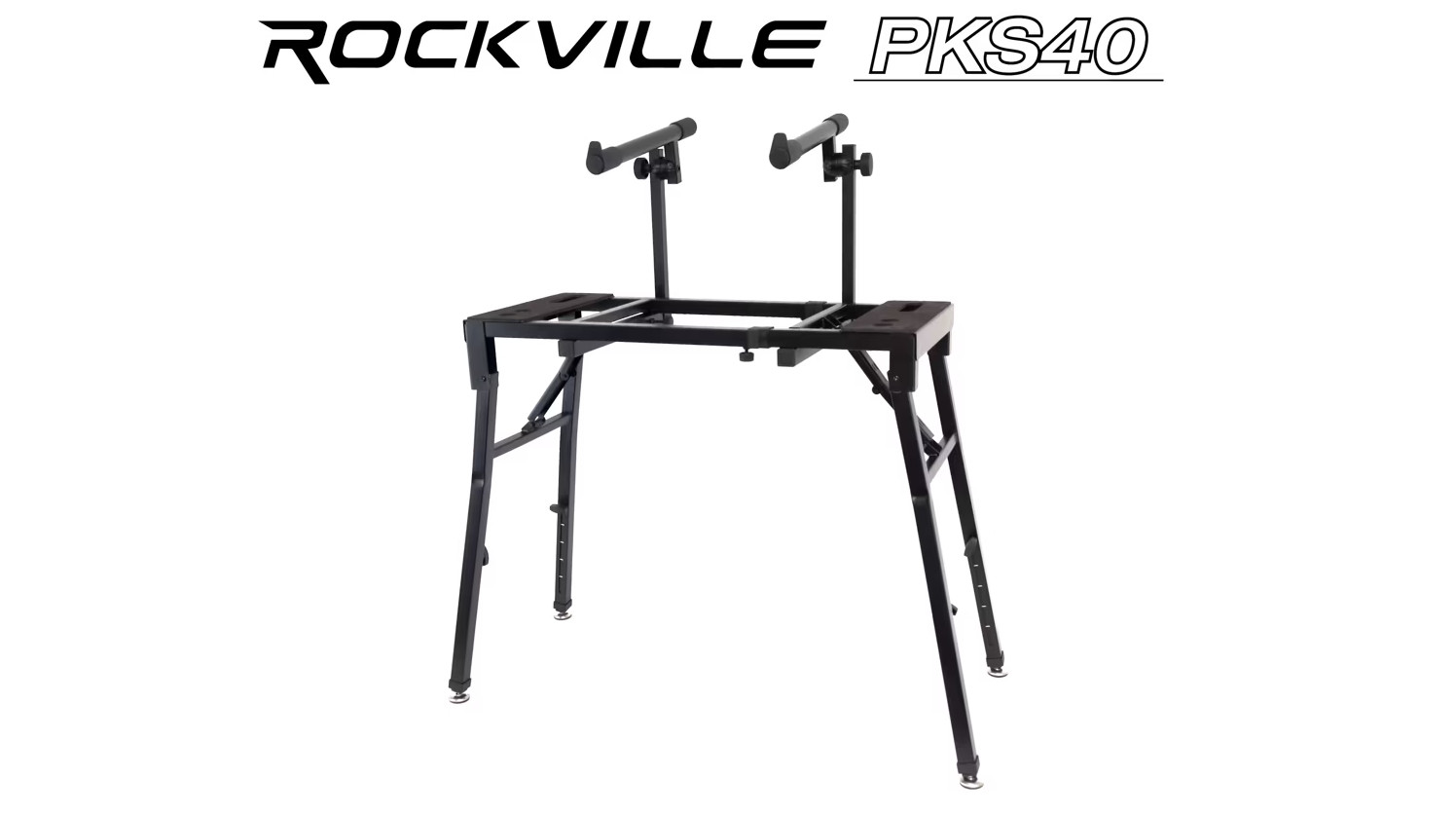 Amazon.com: Rockville PKS40 2-Tier Keyboard Stand, Adjustable