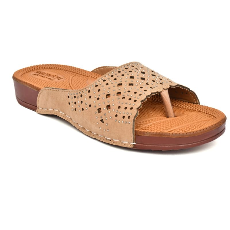 HEALTH FIT Extra Super Soft Ortho Care Diabetic & Orthopedic Slippers/Doctor Chappal & Ultra-Lightweight Stylish Footwear for Womens 677-SUL-9 (B0D8TSWJYJ) Amazon Price History, Amazon Price Tracker