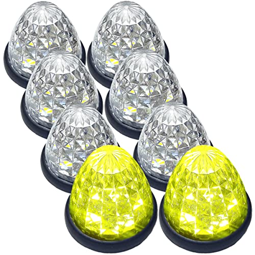 トラック用 マーカーランプ LED サイド マーカー 16LED 24V 用 汎用 8個 セット ブルー / イエロー / レッド / ホワイト / グリーン 各色あり