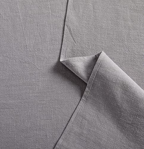 Caldo Rectangle Linen Tablecloth (Pewter) #TOP4