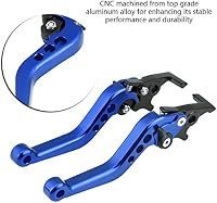 Duokon Alumínium CNC Fékkari Motorkerékpár Robogó Kék Univerzális Kettős Tárcsafék 6