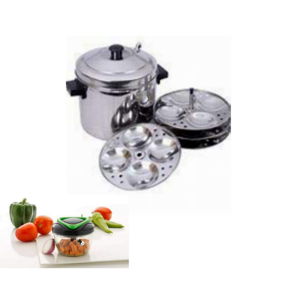 Buy Kitchenmate Murugan Stainless Steel Idly Cooker, Induction and Gas