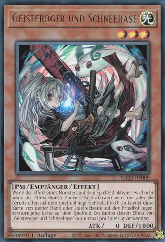 Geisteroger und Schneehase (V.2) RA02-DE009 Ultra Rare Deutsch Boosterfrisch 1. Auflage - 25th Anniversary Rarity Collection II - mit ReCollectibles-Versandschutz - für Yu-Gi-Oh!