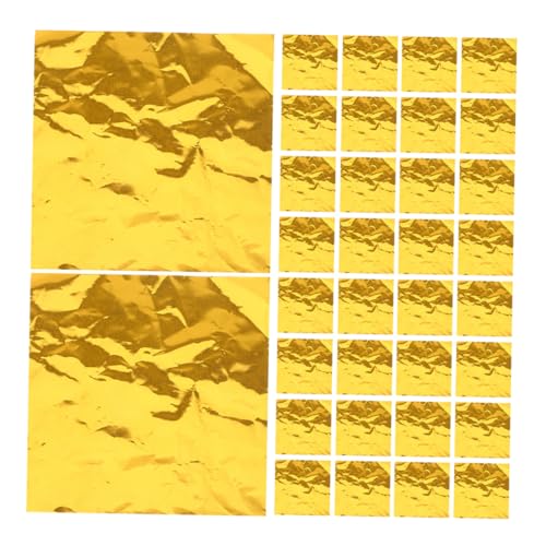KICHOUSE 200pcs Candy Wrappers Silver Foil Wrapping Paper for Chocolates Square Wrappers Easy to Use for Homemade Candies Suitable for Diy Crafts