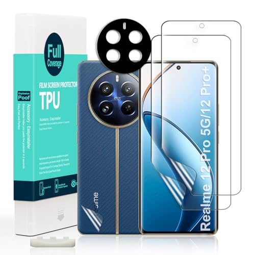 Ibywind �Ή� Realme 12 Pro 5G/12 Pro+ 5G TPU�t�B���� 2 ���n�C�h���Q���t�B���� �K�C�h�g�t�� �����Y�J�o�[�i1���j �w�ʃV�[�g�i1���j �D��Ă���e�͐��Ə_�TPU�f�ޕی�V�[�g �y�S�ʋz���z�y�C�A�[���z�y�w��F