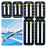 2 segnapunti da tennis, portatile, portatile, set di tabellone segnapunti da tennis, leggero, mini palla da pagaia, per appassionati di allenatori professionisti