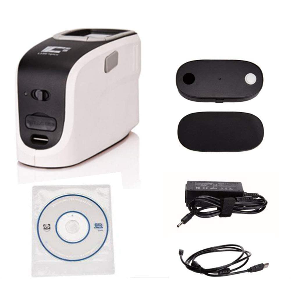 Aperture 6mm Color Meter Spectrophotometer with Built-in Camera View Illumination Light Source CLEDs Data Storage Function