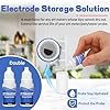 Digital pH Meter pH TDS EC Meter for Hydroponic Nutrient Solution for DWC Setup Aeroponic and pH Calibration Solution pH7.00/4.00/10.01 50 mL Each, with pH Probe Storage Solution 2 Bottels 10mL Each #5
