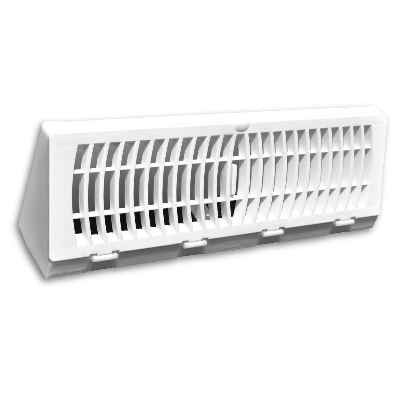 TruAire 15-Inch Plastic Baseboard Register White