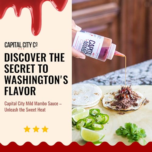 image for Capital City Mambo Sauce Sweet Hot & Mild Variety Pack, Washington DC 