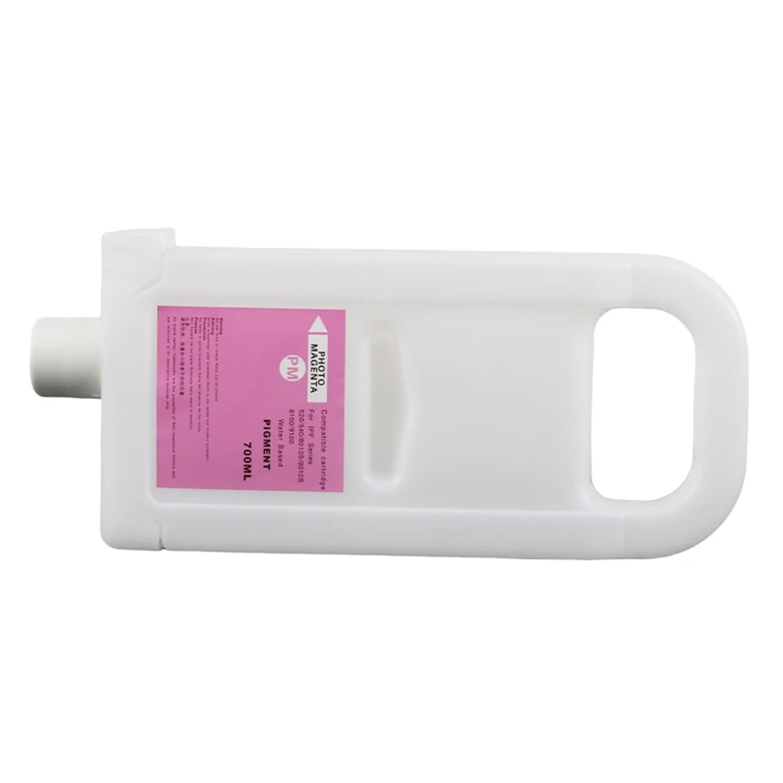 Cartucho De Tinta Recargable De 700ML Compatible con Canon PFI-701 PFI-706 | IPF8400 IPF9400 IPF9410 IPF8410S IPF8300 IPF8310, sin chip, suministro de recarga de tinta(PM-1PC)
