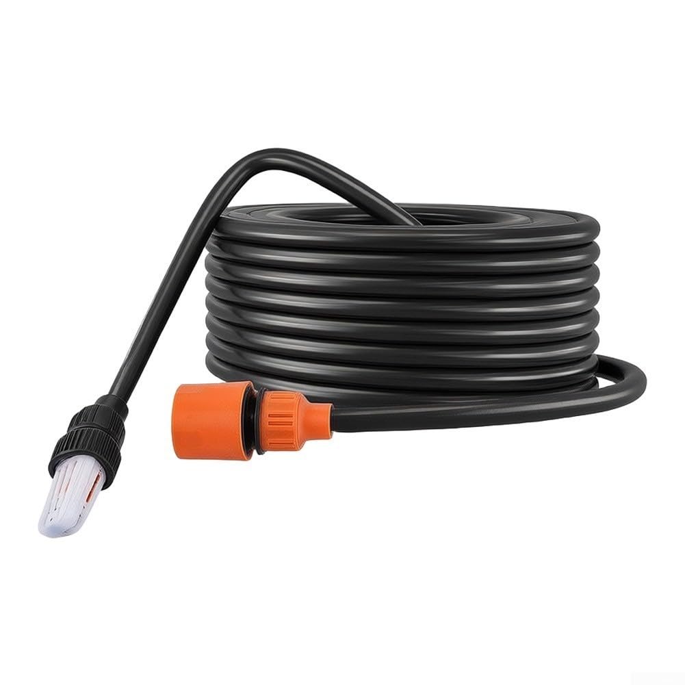 Water Inlet Hose Set for Battery Powered Pressure Washer 5 Meter PVC Hose with Two Connectors and Integrated Filter (20M)
