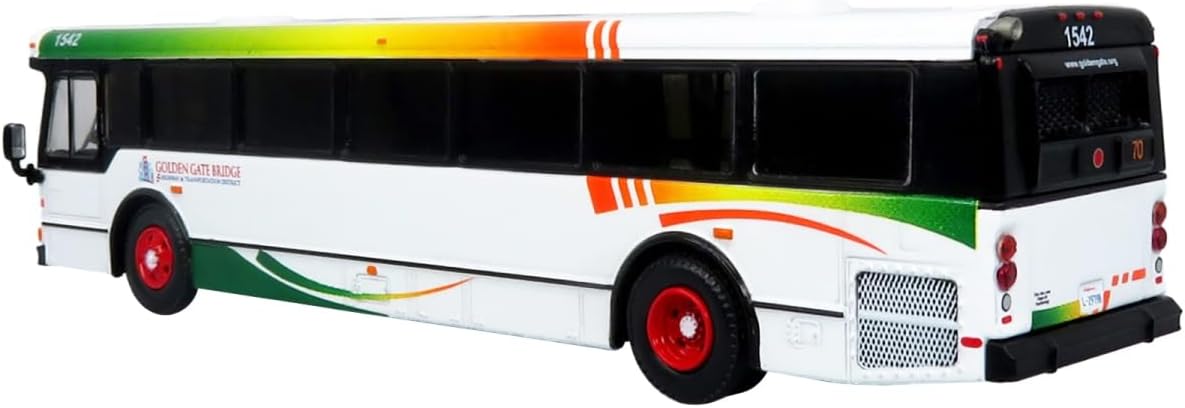 2006 Orion V Transit Bus Golden Gate Bridge Highway & Transportation Distric 70 San Rafael Transit Center Limited The Vintage Motorcoach Collection 1/87 (HO) Diecast Model Iconic Replicas 87-0512