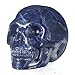 Mineralbiz 1.3" - 1.5" Natural Sodalite Gemstone Carved Crystal Skull, Skull Carving, Reiki Human Skull Head Sculpture, Healing