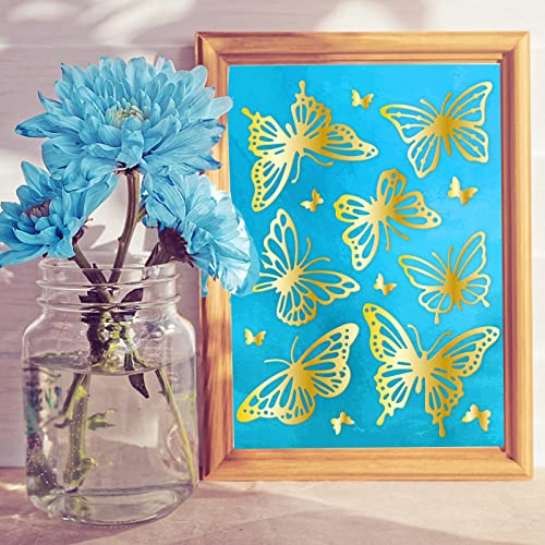 BENECREAT 2Pcs Butterfly Hot Foil Plate - Image 3