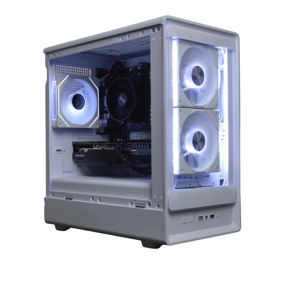 KAIROS BASIC 1.0 PC COMPUTER GAMING RYZEN 5 5600G,RX VEGA 8, 16GB DDR4 3200MHz, SSD 500GB, WiFi, Windows 11 Pro, Dissipatore a STOCK, PC Fisso Desktop Completo da Gioco e Lavoro