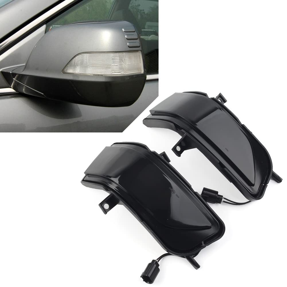 Generico indicatori specchio laterale 2Pcs Car LED Indicatore Di Direzione Dinamico Luminoso A Specchio Lampada Per CRV Per CR-V 2007-2011 Per Crosstour 2011-2016 Indicatore Di Direzione
