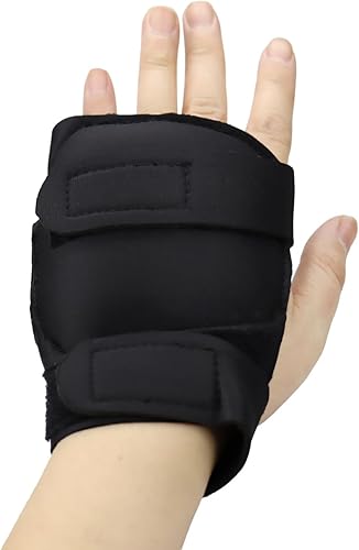 Miniatura 2 de 1 par de guantes con peso para temblores, utensilios con peso de mano que proporcionan estabilidad de la mano, guantes de escritura con peso