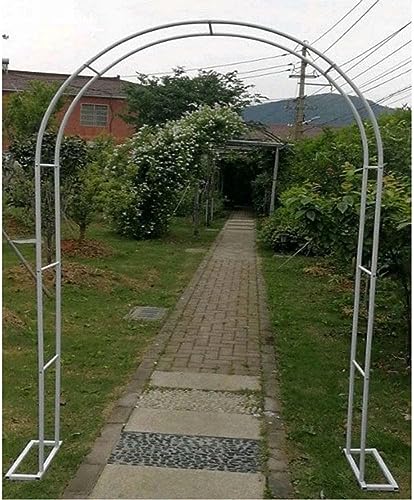 Arche de treillis en métal blanc pour arche de mariage