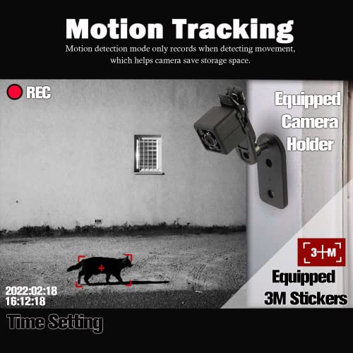 Hidden Spy Camera Mini Wireless Small 1080P Security Camera Camaras Espias Ocultas Motion Activated Detection Night Vision Small Indoor Outdoor Nanny Cam For Cars Home Apartment Gift Exclude Sd Card #TOP4