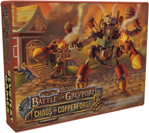 The Red Dragon Inn Battle for Greyport: Chaos in Copperforge - Expansion | Juego de Mesa Cooperativo de Estrategia y Deckbuilding - Edades 13+ miniatura 1