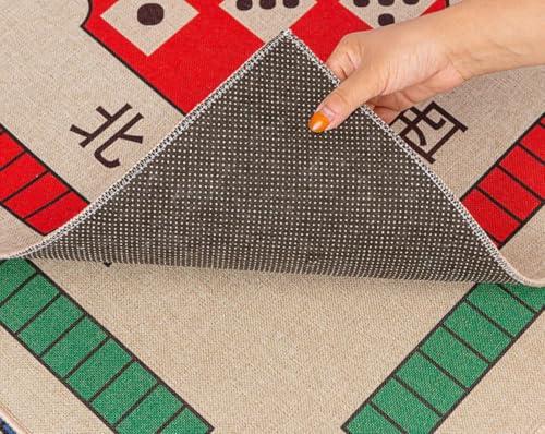 BeLongsYou Tapete para Mahjong Antideslizante 88x88cm miniatura 4