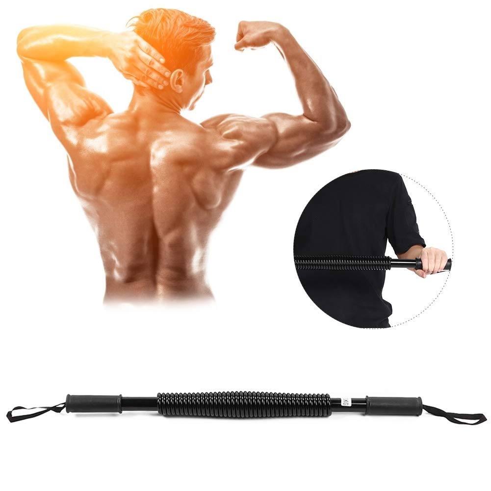 Allenatore per braccia, espansore toracico per avambraccio, attrezzo ginnico professionale per l'allenamento della forza, per allenamento in palestra a casa, nero, 80 kg o 100 kg.