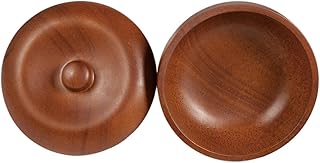 Beavorty Shaving Cream Men Wooden Shaving Bowl 1pc Shaving Bowl Useful Wooden Durable Practical Portable Shaving Soap Bowl Shaving Cream Bowl with Lid for Men